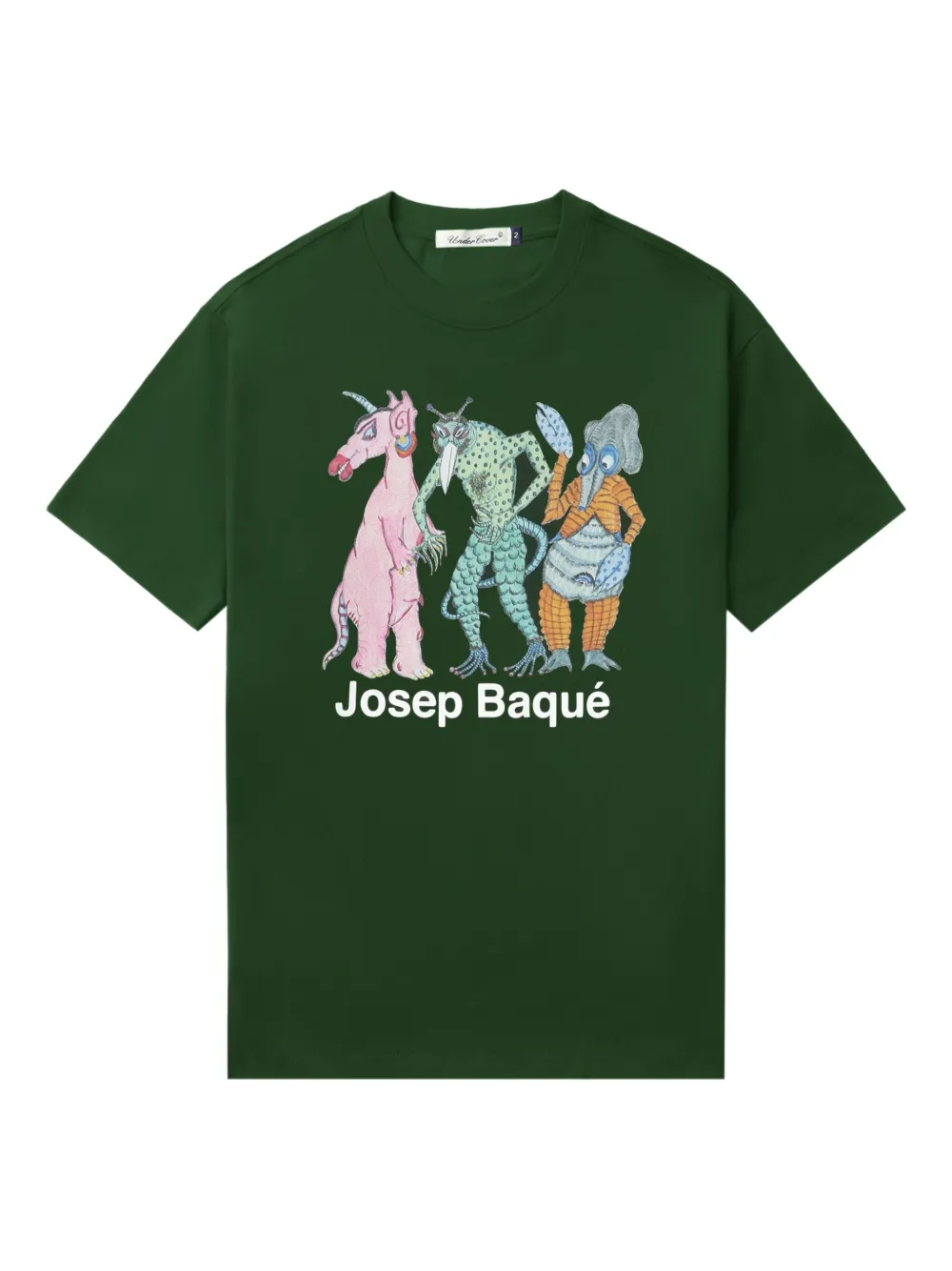 Undercover graphic-print T-shirt | Green | Image 1
