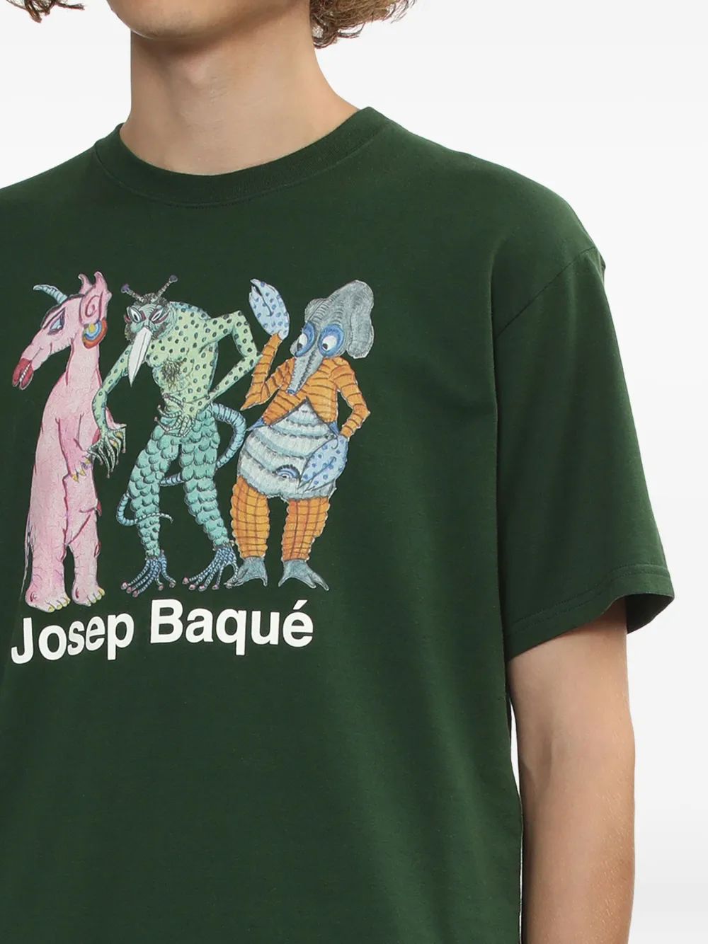 Undercover T-shirt met grafische print Groen