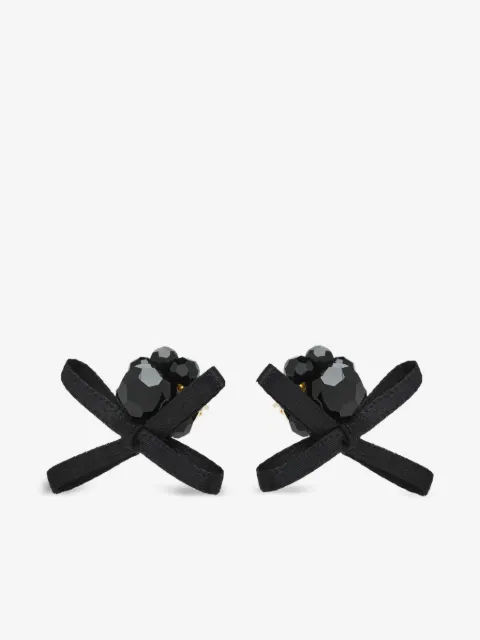 Simone Rocha crystal-embellishment earrings