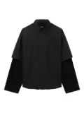 We11done double-layered cotton shirt - Grey