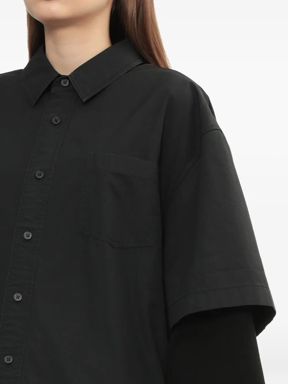 We11done Gelaagd blouse Grijs