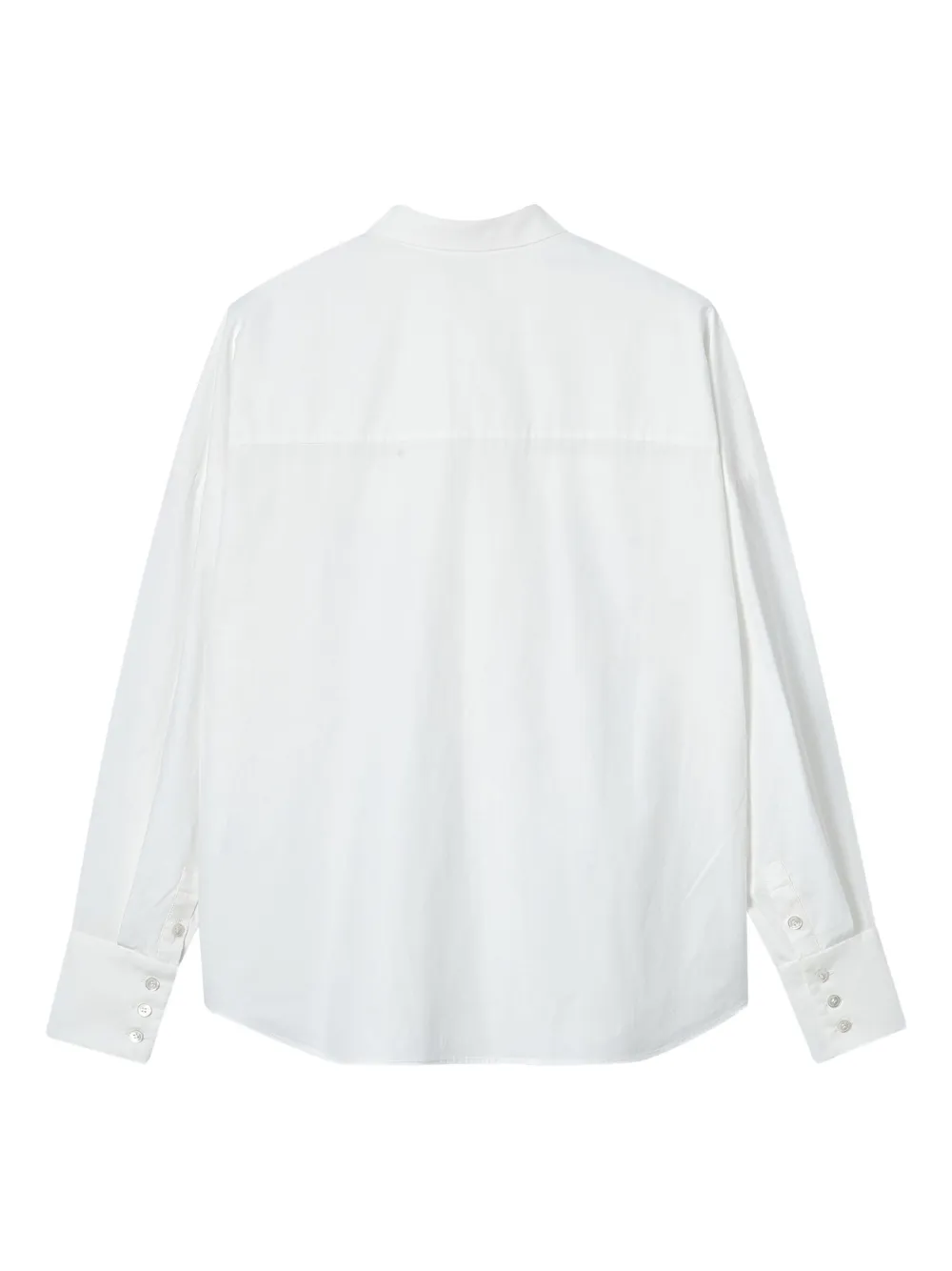 SHUSHU/TONG Katoenen blouse met vlakken - Wit