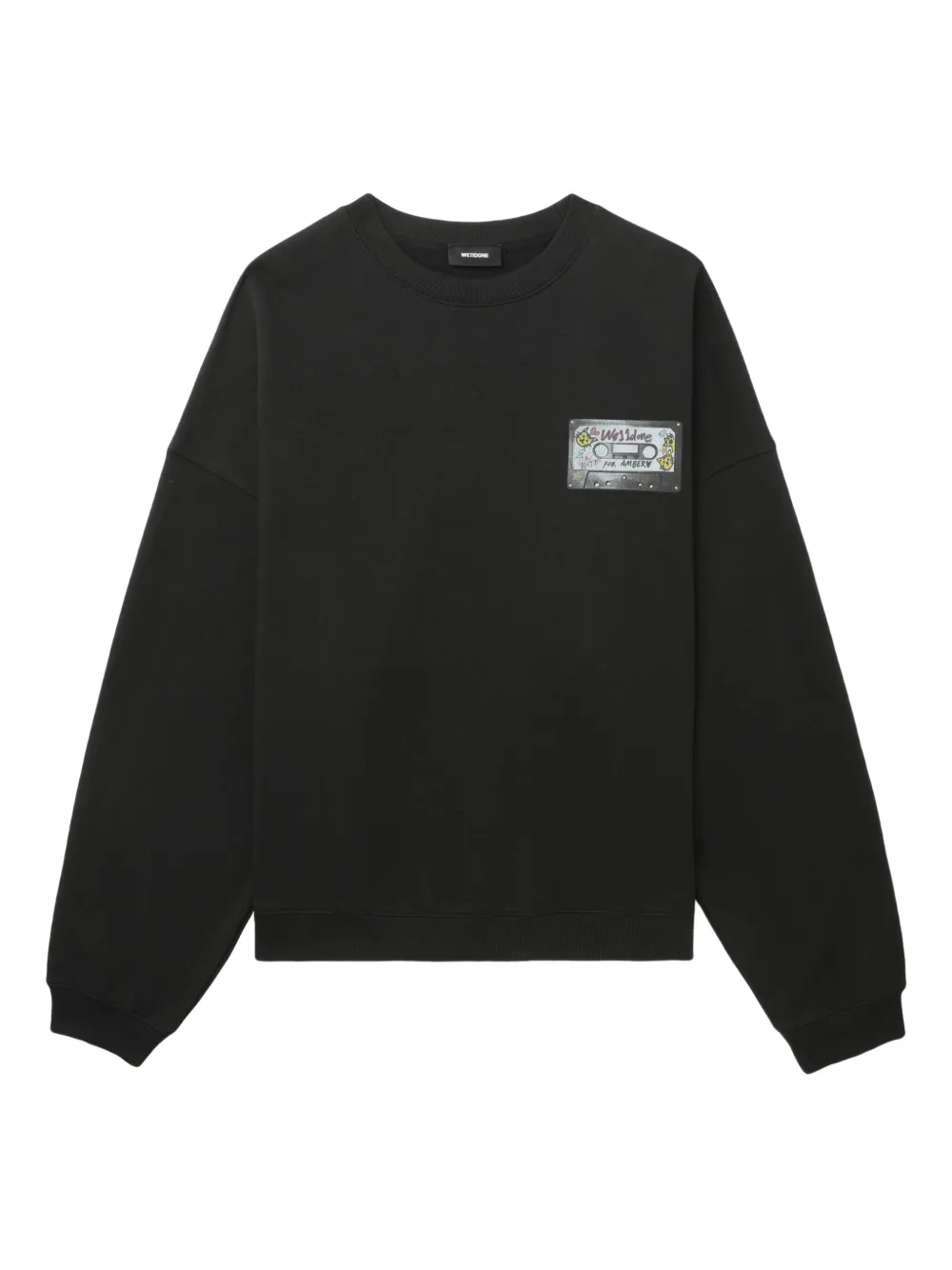 We11 Done Graphic-print Sweatshirt In Black