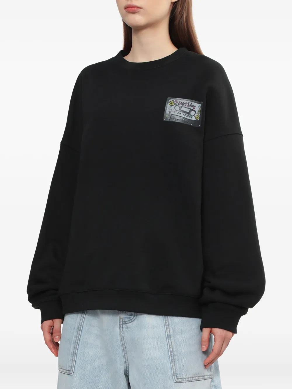 We11 Done Graphic-print Sweatshirt In Black