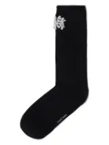 Simone Rocha pearl-embellished socks - Black