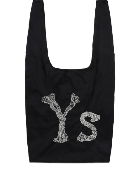 Y's rope-print handbag
