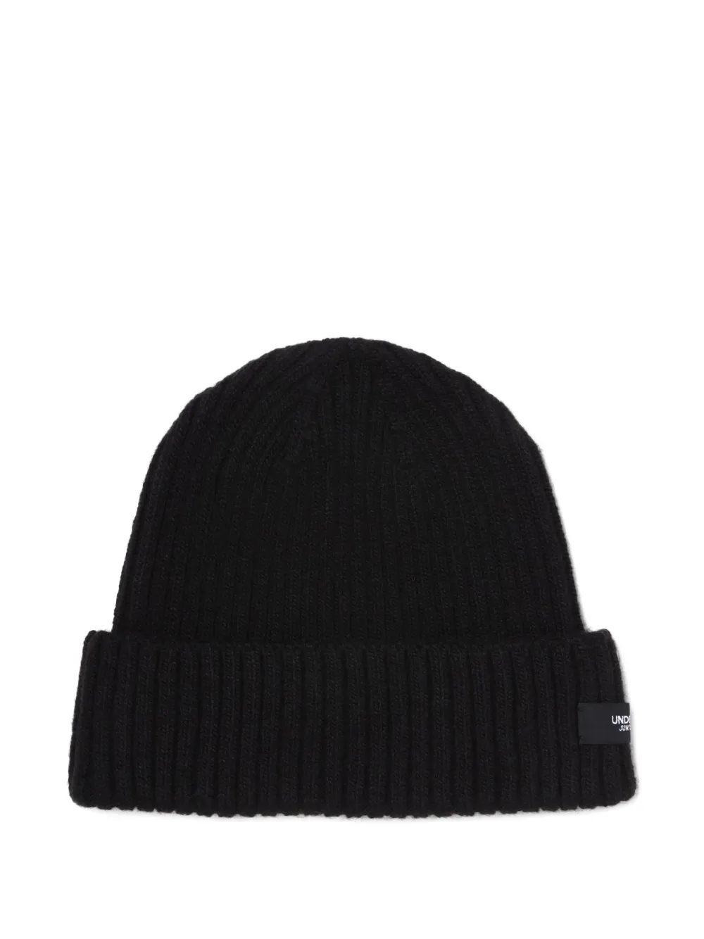 Undercover ribbed beanie - Zwart