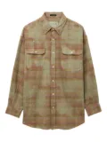 R13 plaid pocket shirt - Green