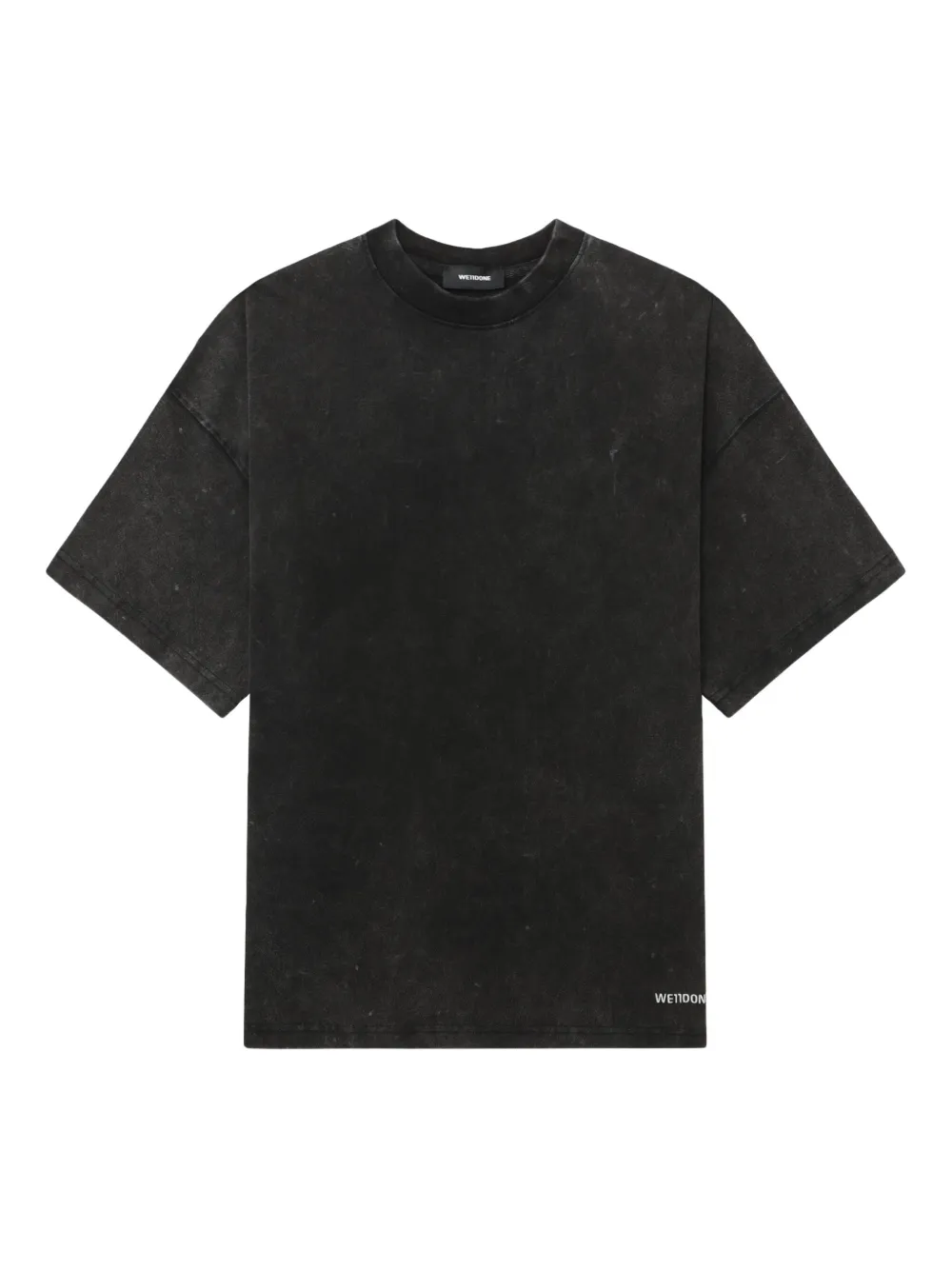 We11done double-layered cotton top | Grey | Image 1