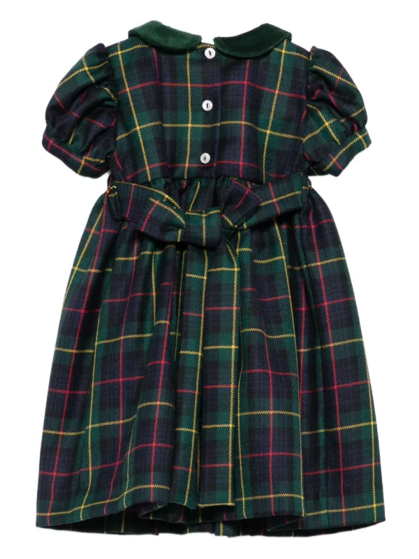 Mariella Ferrari plaid-pattern Dress | Green | FARFETCH