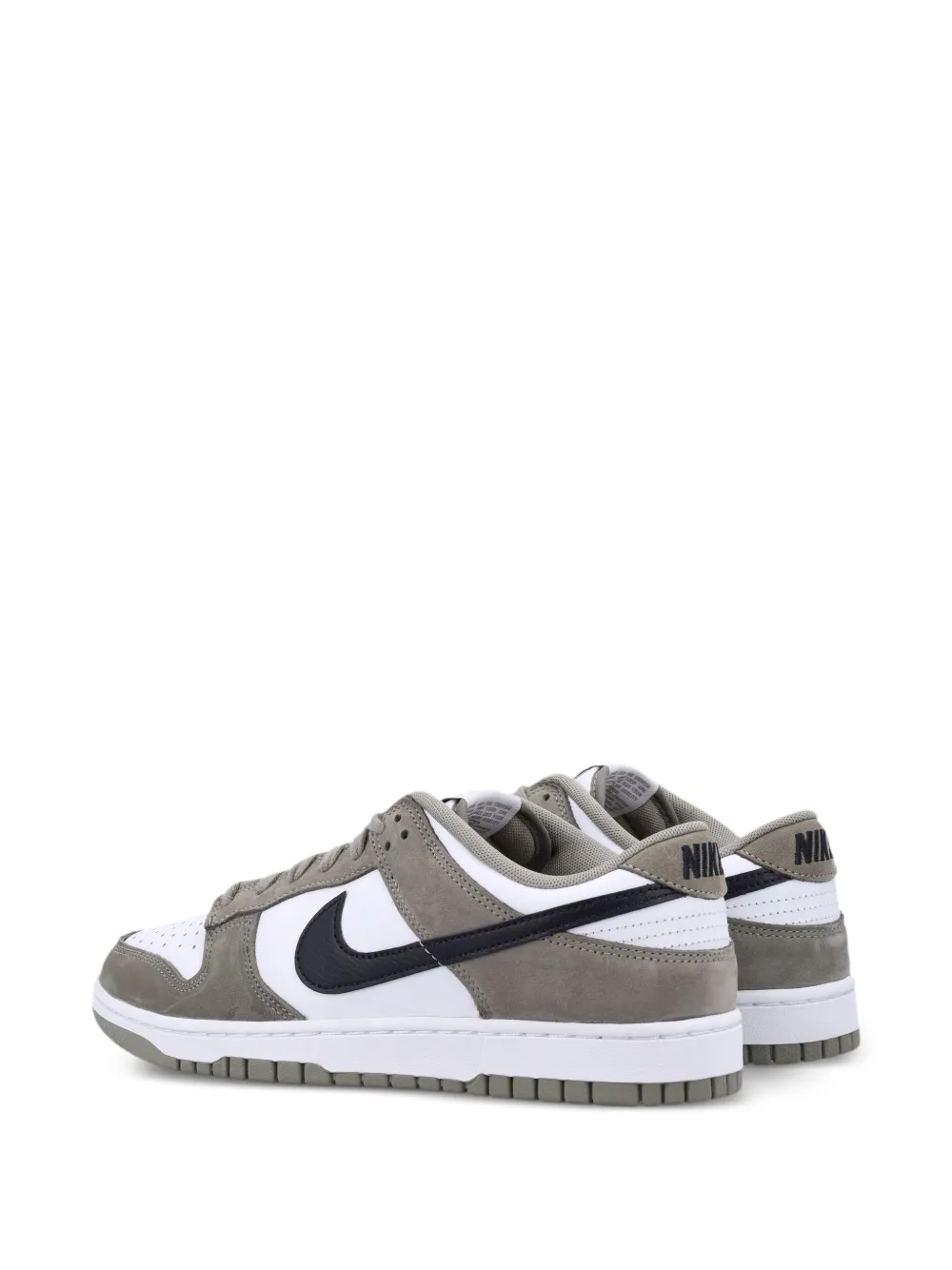 Nike Dunk Low suede leather sneakers White