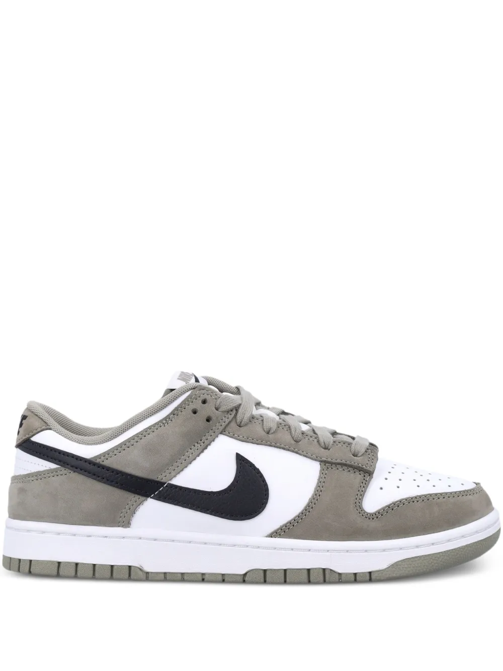 Nike Dunk Low suede leather sneakers White