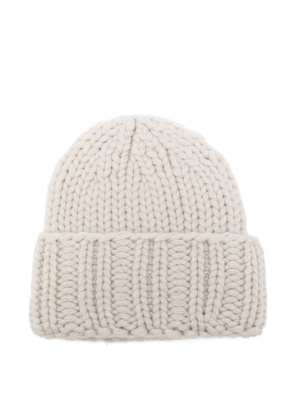Liska Kabelgebreide muts - Beige