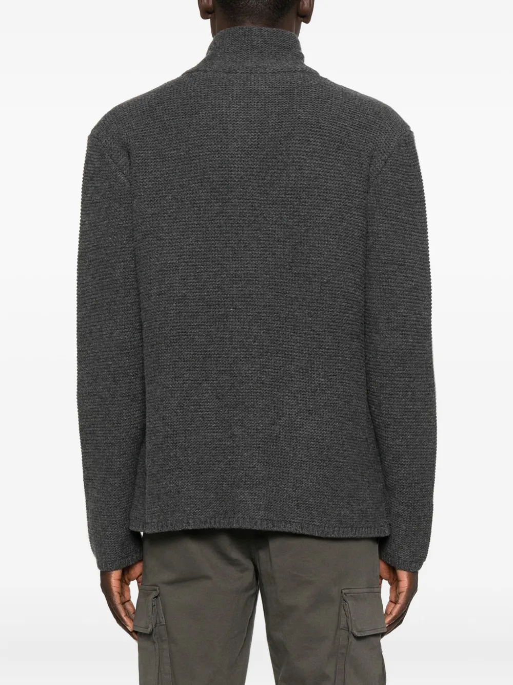 Altea Vest met opgestikte zak en knopen Grijs