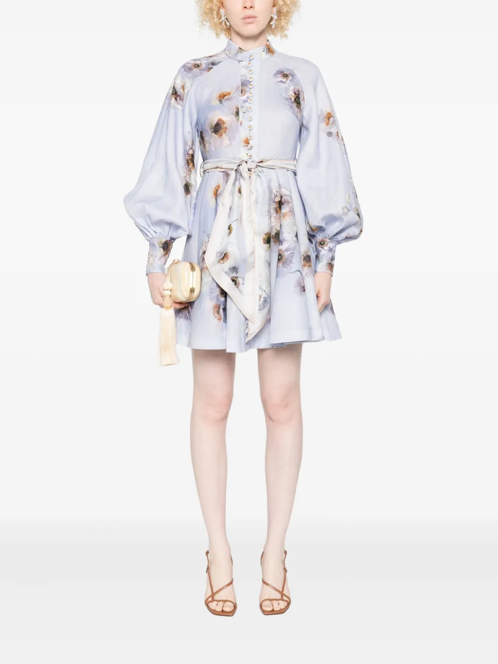 ZIMMERMANN Jurk met bloemenprint - Paars