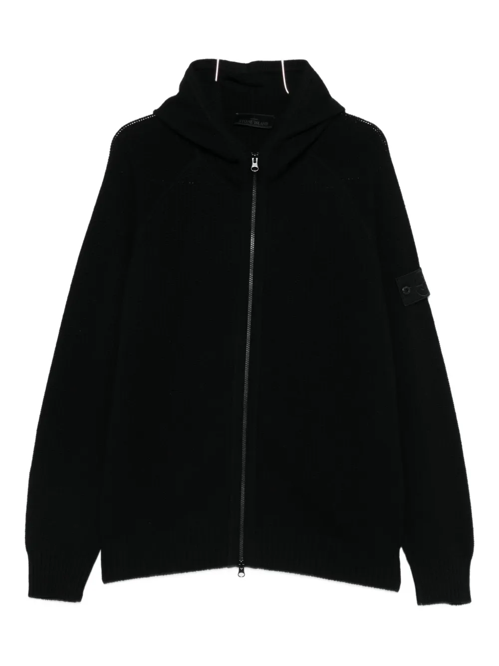 Stone Island zip-up hoodie - ブラック Stone Island zip-up hoodie - ブラック