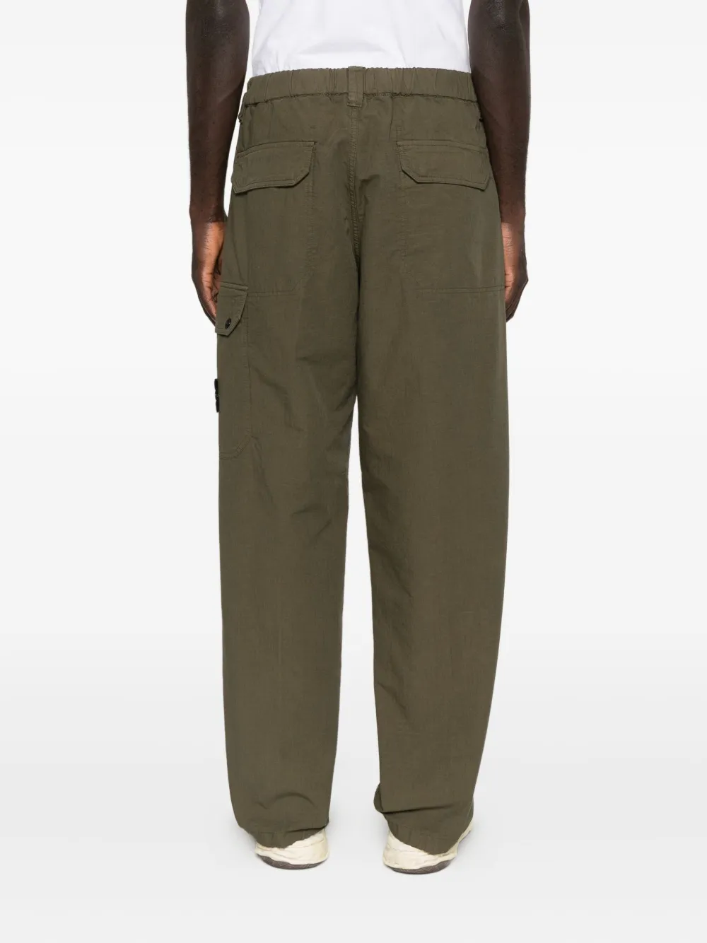 Stone Island Broek met cargo zak Groen