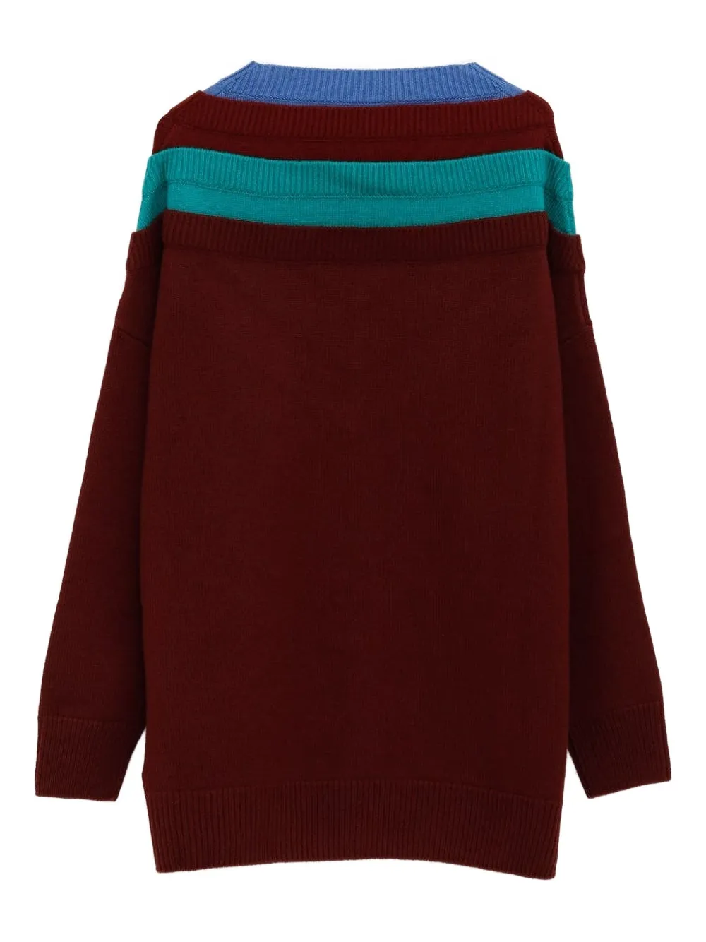 LOEWE V-neck striped sweater | Knitted Sweaters | Image 2
