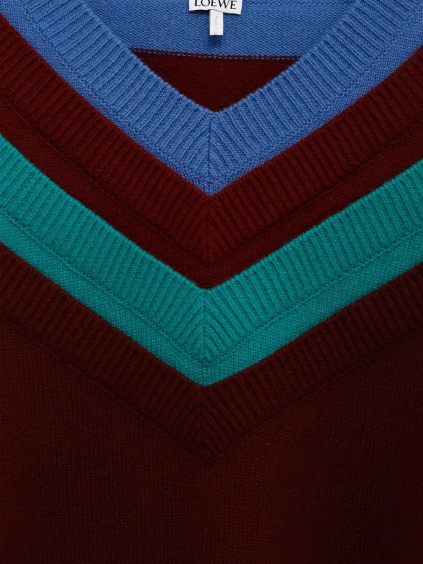 LOEWE Vネック セーター | レッド | FARFETCH JP