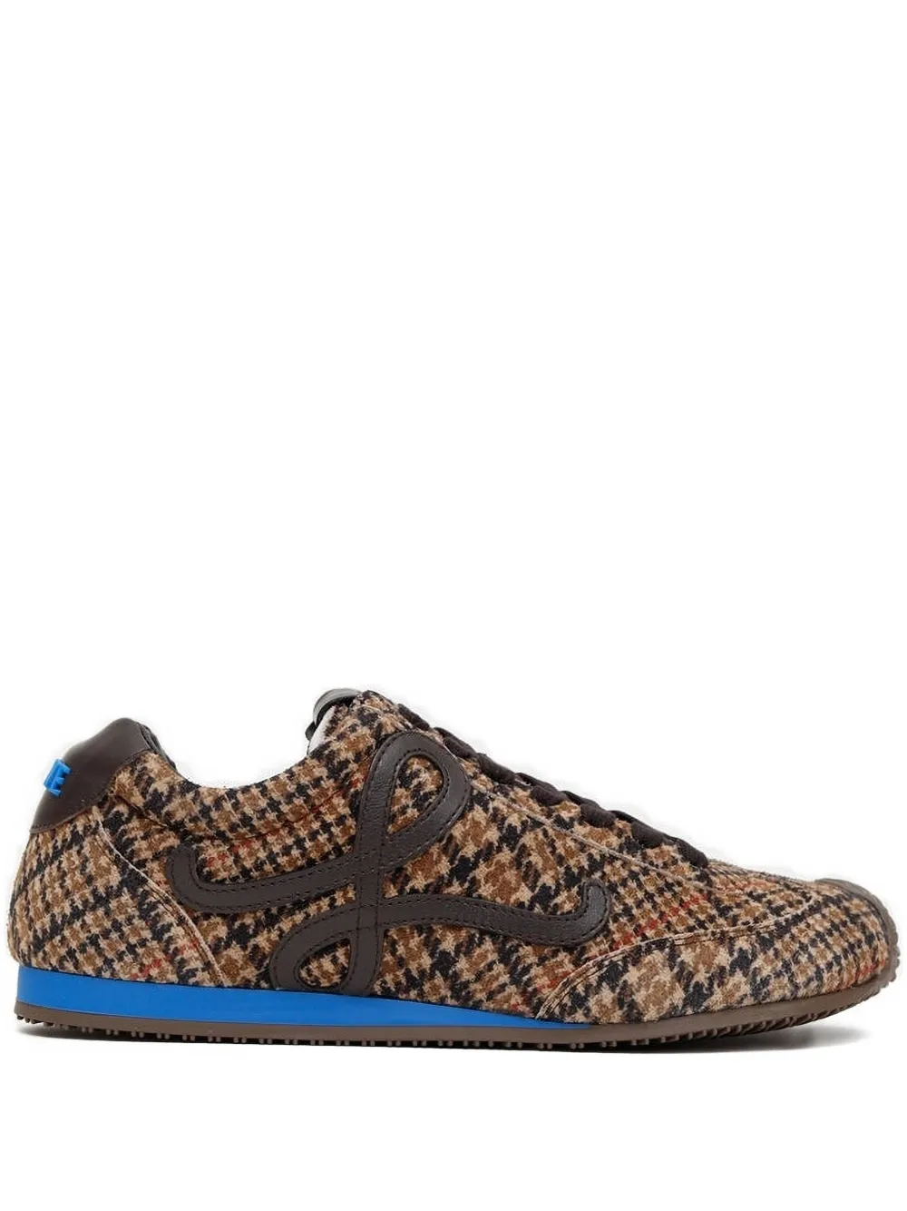 Loewe Ballet Runner 2.0 Check Trainers In Brown