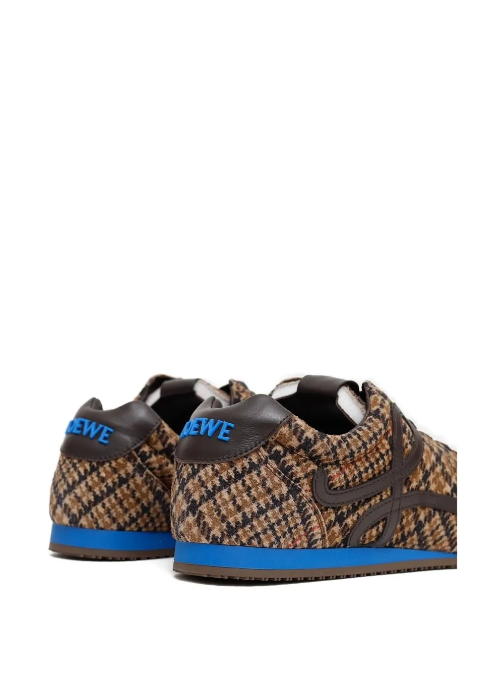 Loewe Ballet Runner 2.0 Check Trainers In Brown