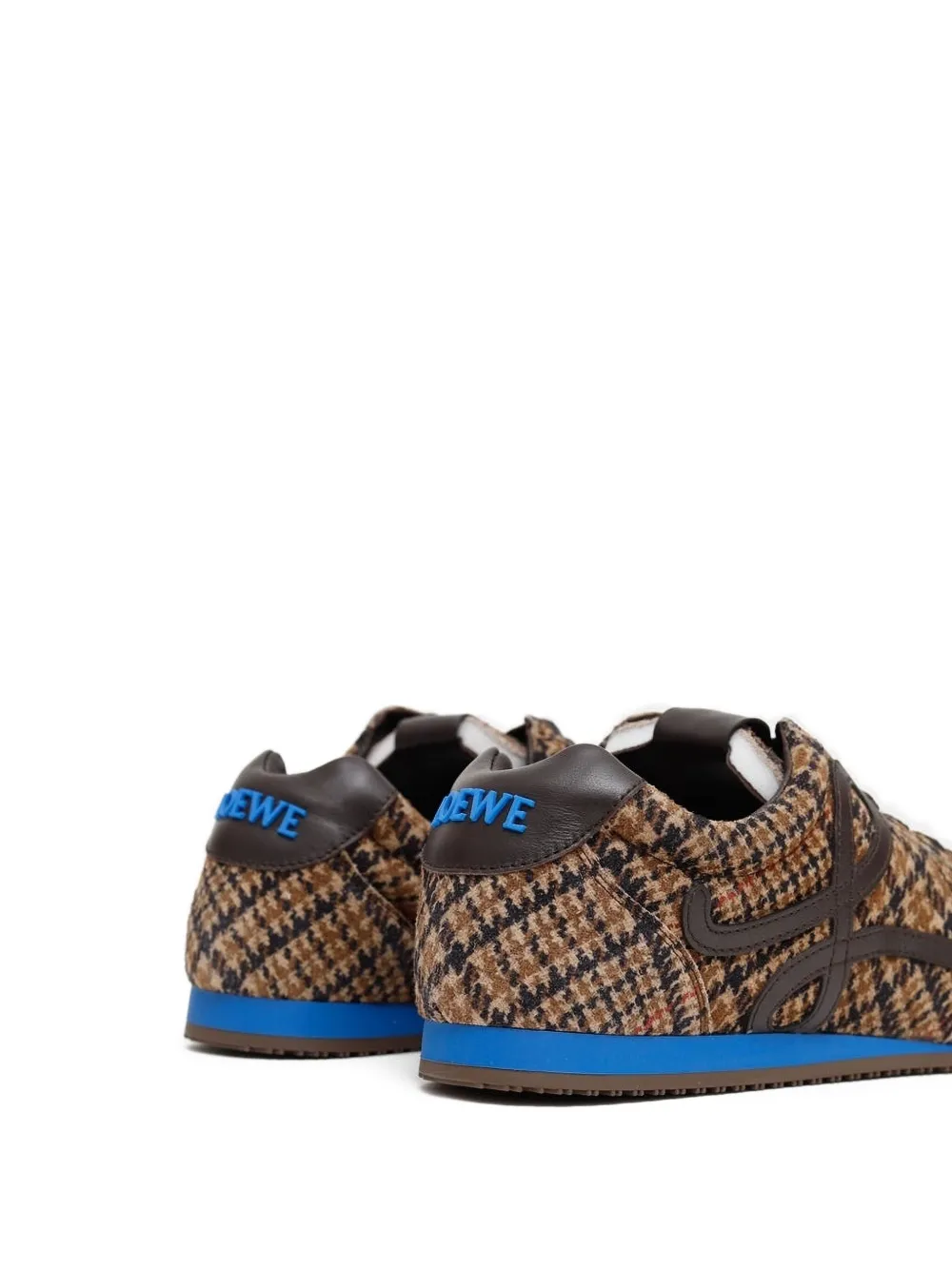 LOEWE Ballet Runner 2.0 geruite sneakers Bruin