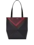 LOEWE medium Puzzle folded-painel tote bag - Black