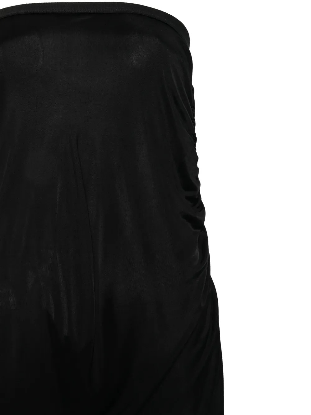 Rick Owens Draped-design Maxi Skirt In Black