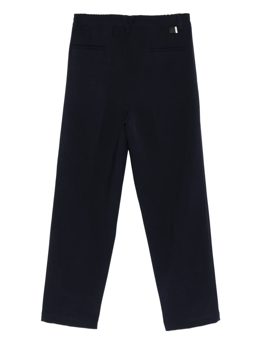 Low Brand pleated straight-leg trousers - Blauw