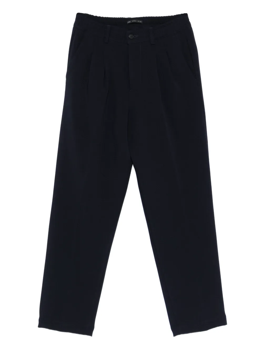Low Brand pleated straight-leg trousers | Blue | Image 1