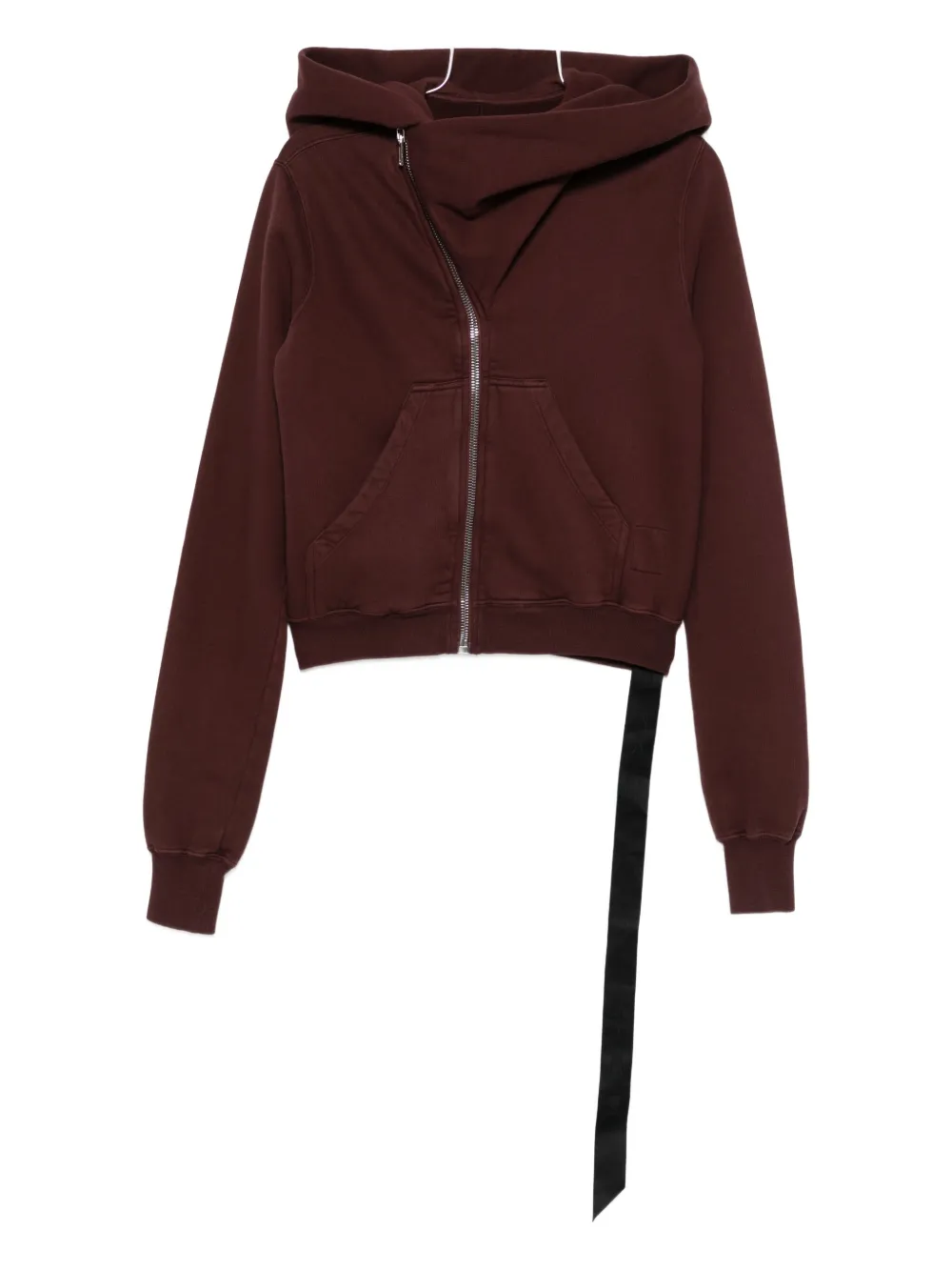 Rick Owens Drkshdw Zip-up Hoodie In Red