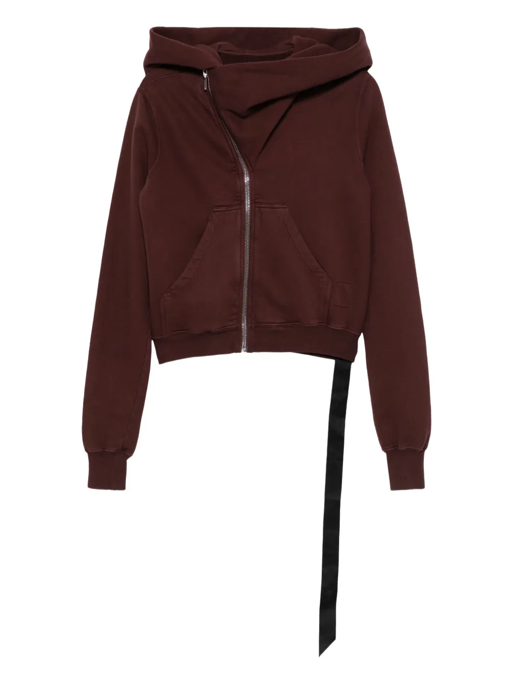 Rick Owens DRKSHDW zip-up hoodie | Red | Image 1