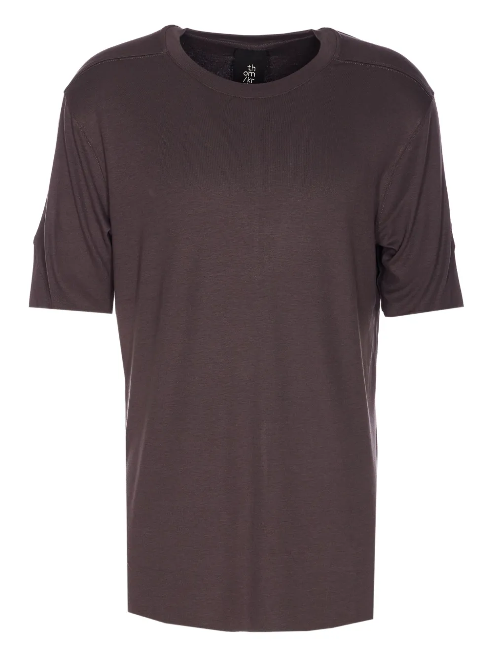 Thom Krom short-sleeve crew-neck T-shirt | Brown | Image 1