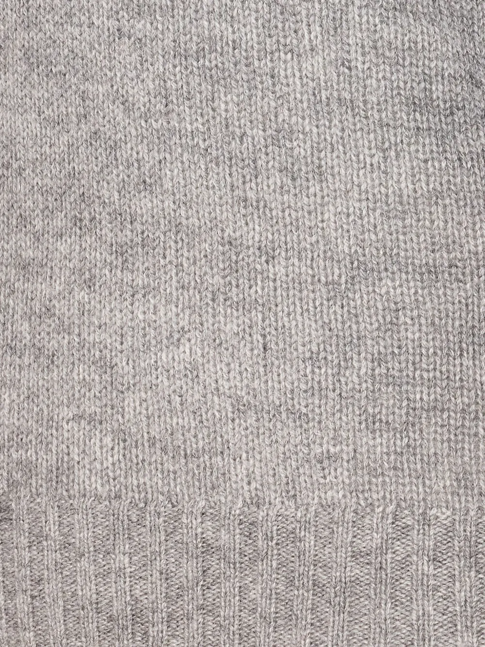 Allude Crew-neck Cashmere Sweater In Gray