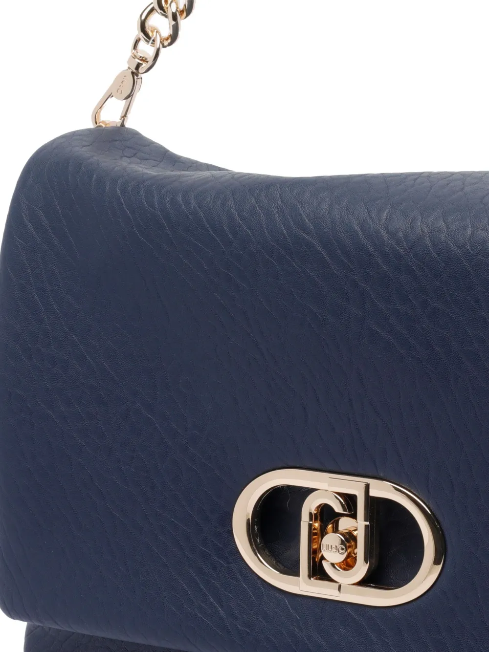 Liu •jo Crossbody Bag With Adjustable Strap And Textured Finish In Blue