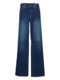 LIU JO patch-pocket flared jeans - Blue