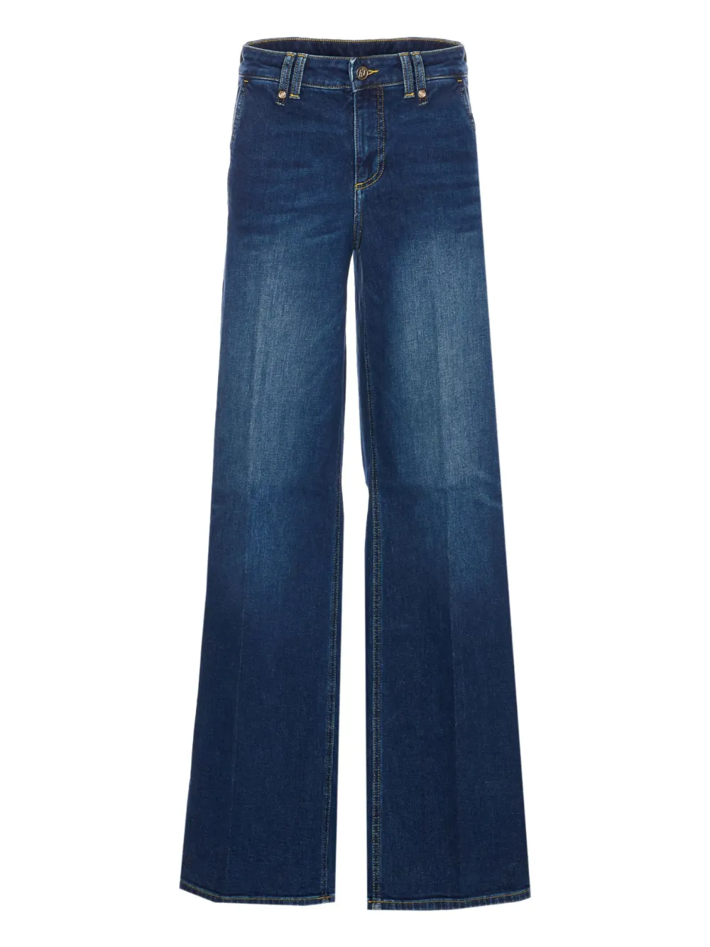 LIU JO patch-pocket flared jeans - Blau