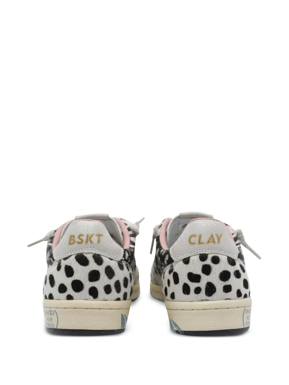 Premiata Sneakers met dalmatiër-print Zwart