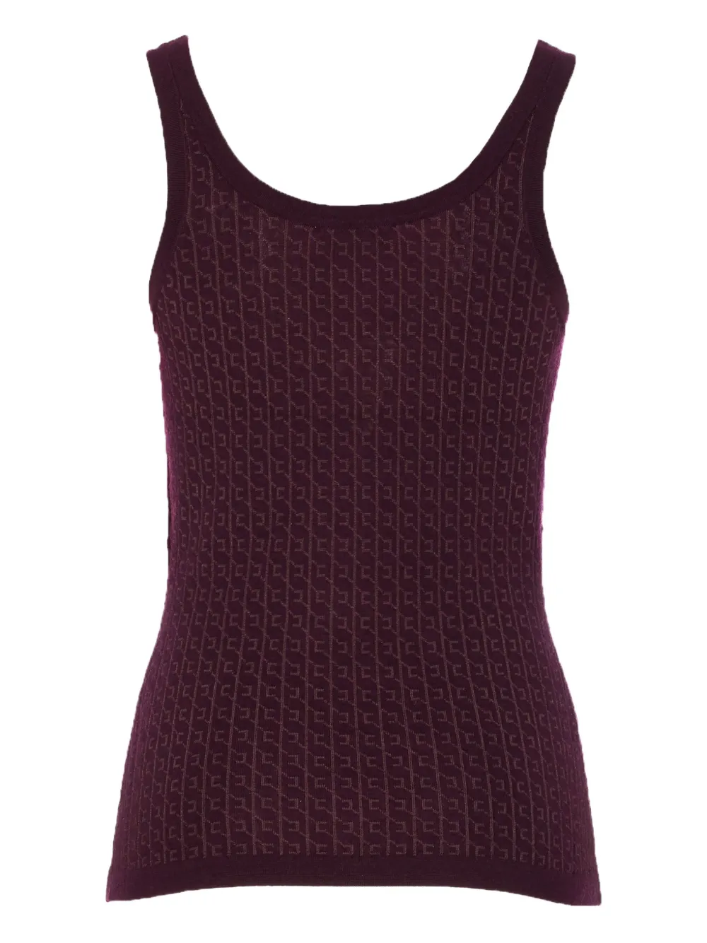 Elisabetta Franchi logo-print sleeveless top | Vests & Tank Tops | Image 2
