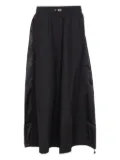LIU JO elasticated-waist midi skirt - Black