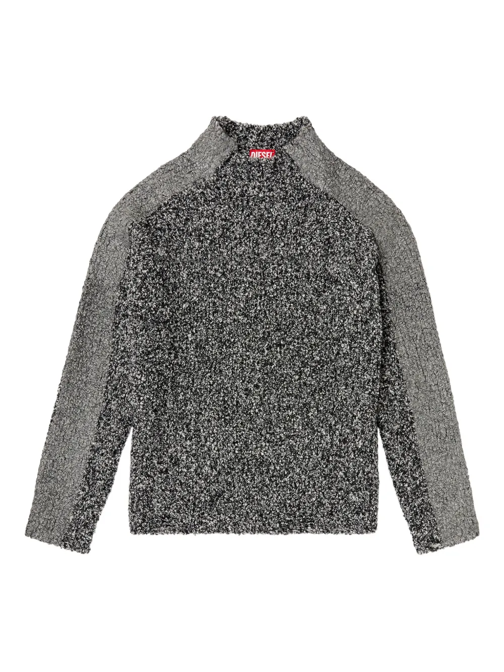 Diesel pull en laine à col montant | gris | Image 1