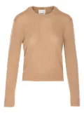 Allude crew-neck cashmere sweater - Neutrals