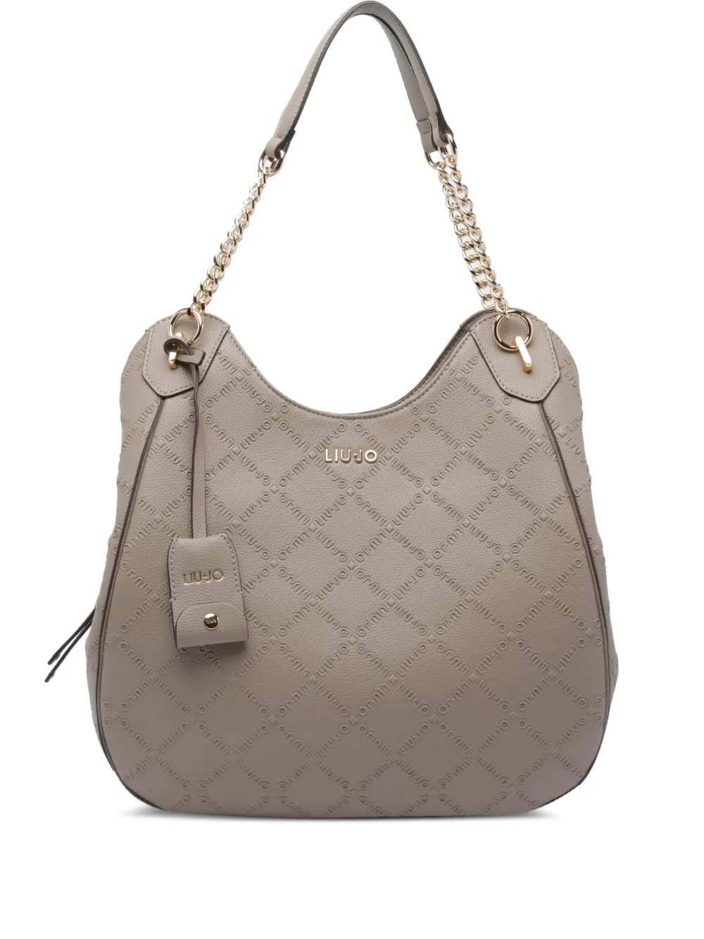LIU JO logo-plaque chain shoulder bag | Grey | Image 1