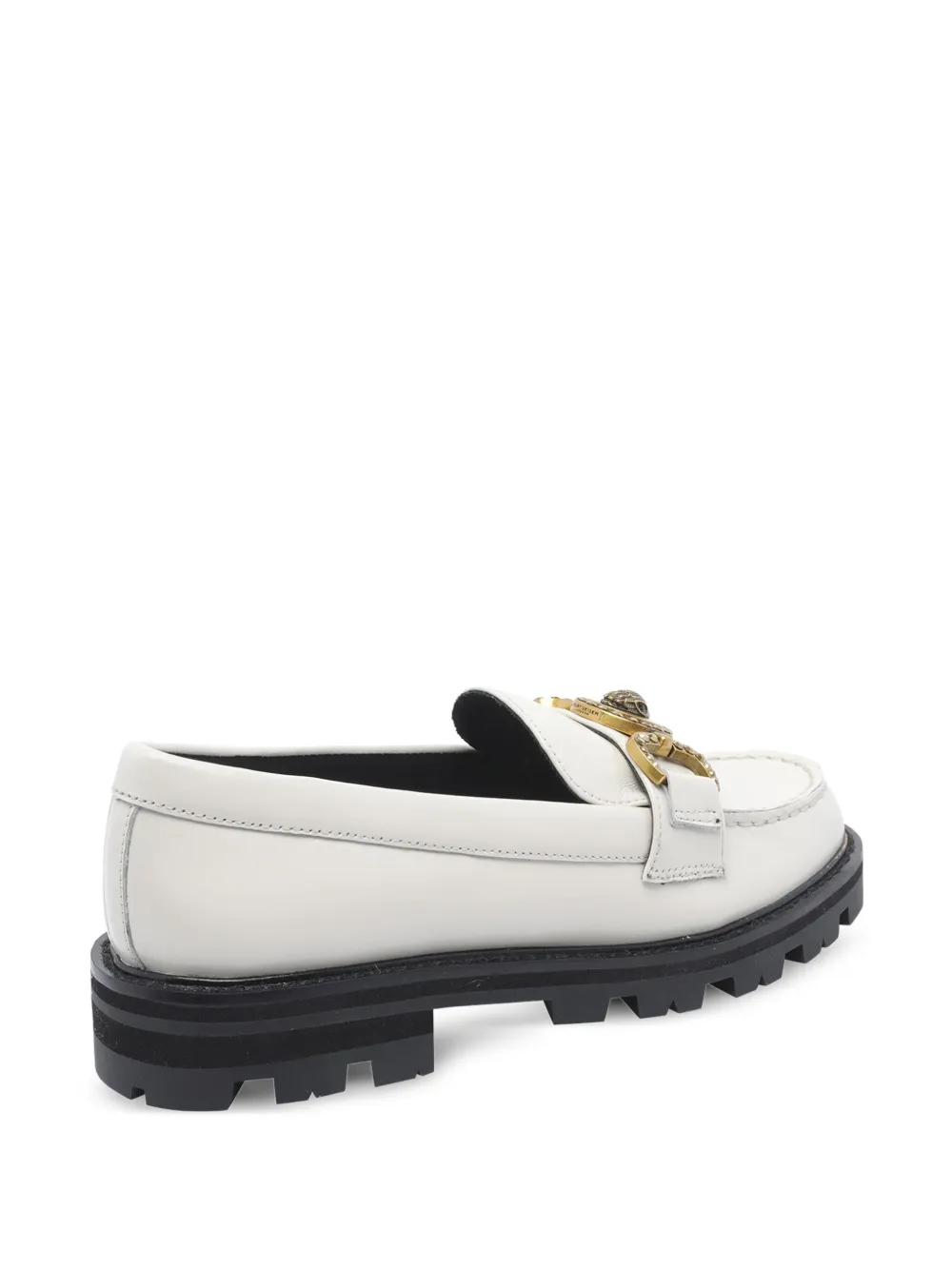 Kurt Geiger London Verfraaide loafers met ronde neus Wit