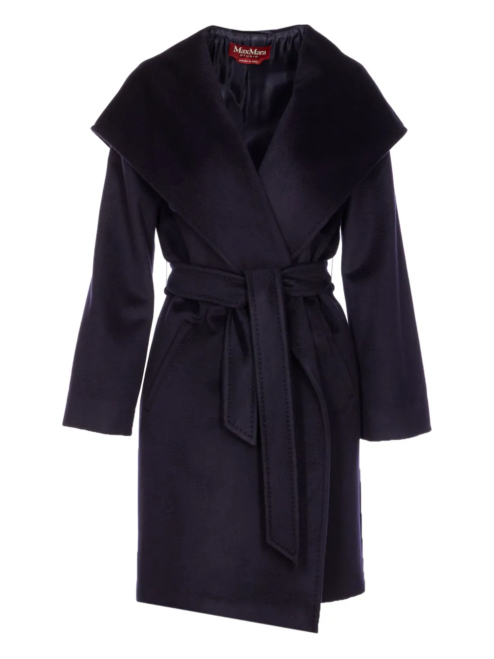 Max Mara ベルテッド コート - ブルー Max Mara ベルテッド コート - ブルー