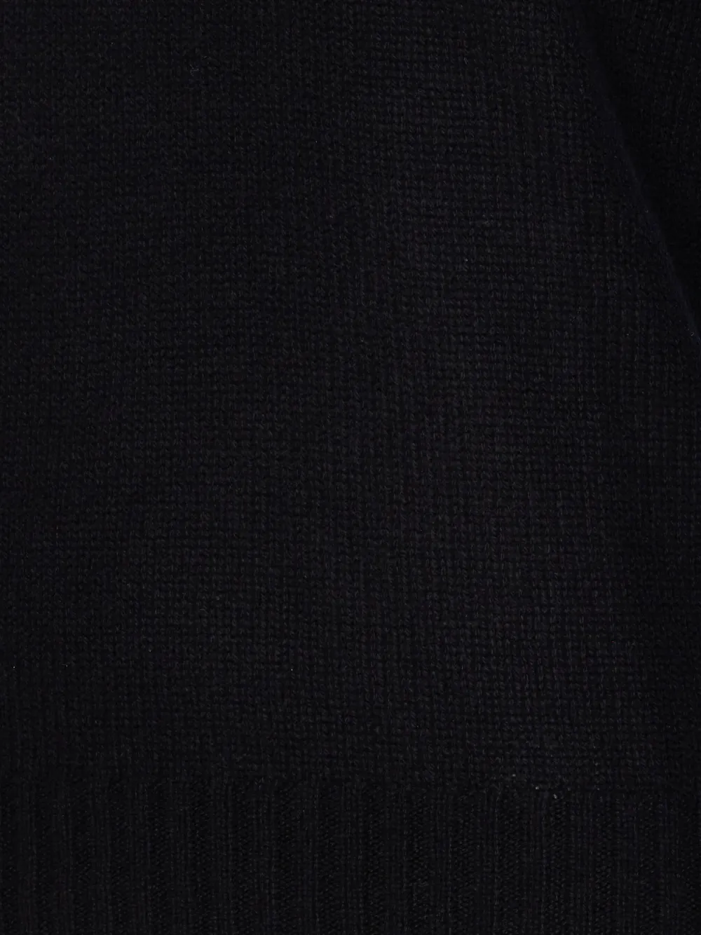 Allude Crew-neck Cashmere Sweater In Black