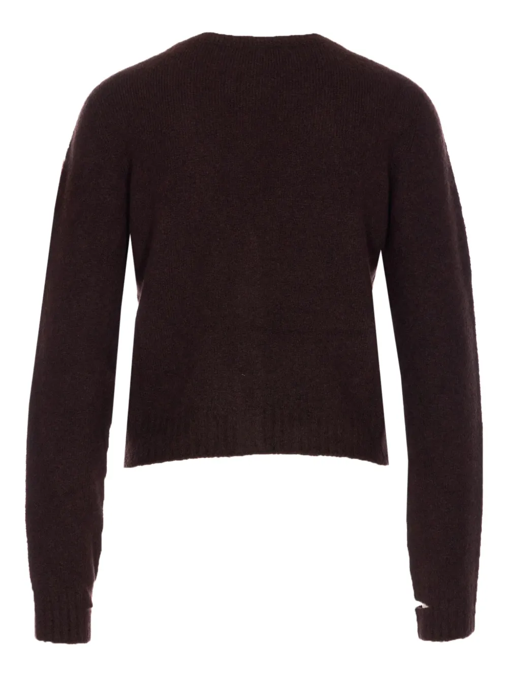 Roberto Collina Vest met V-hals Bruin