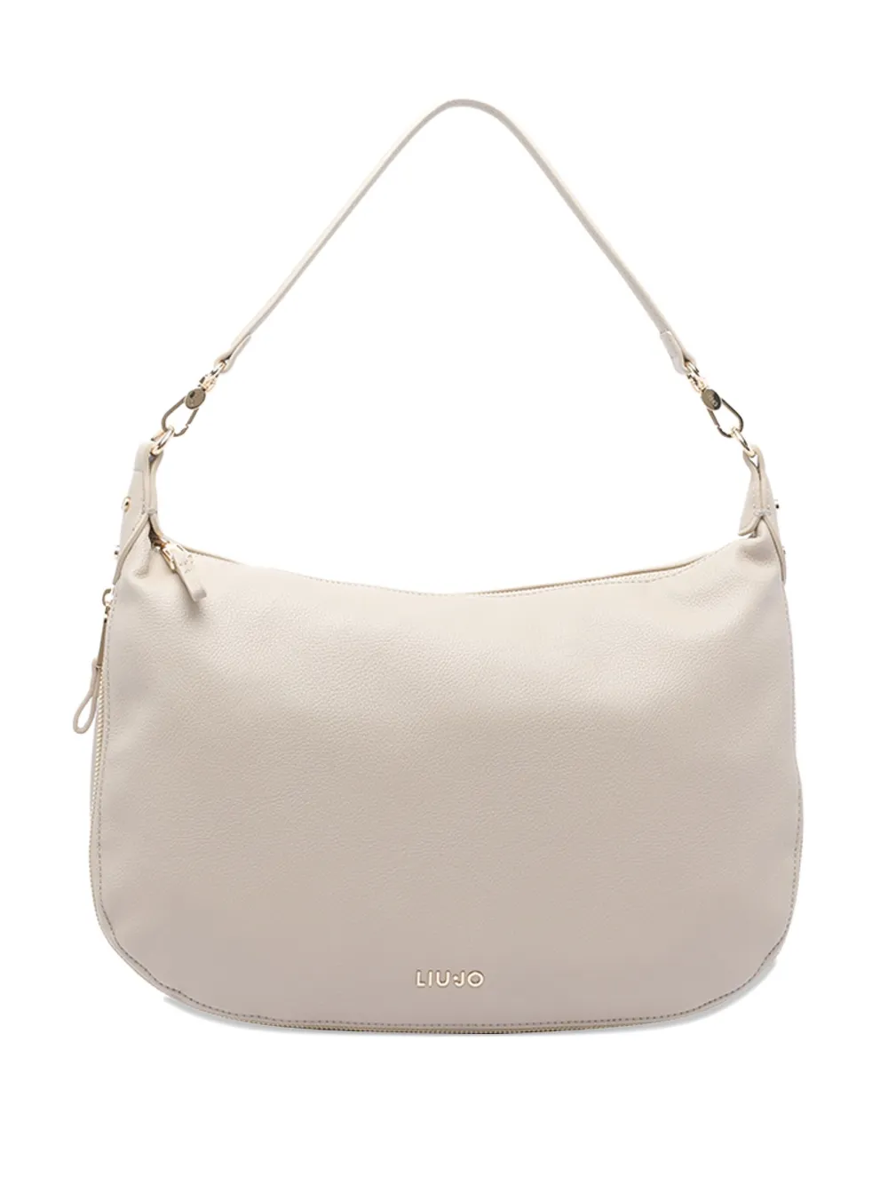 Liu •jo Medium Zip-detail Shoulder Bag In White