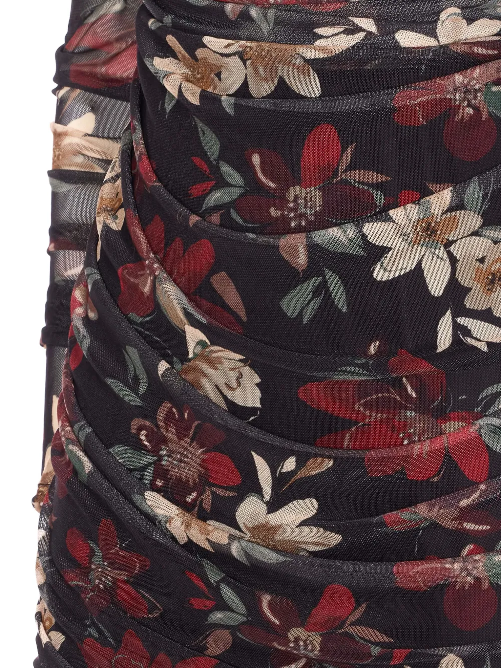 MAR DE MARGARITAS Jurk met bloemenprint Zwart