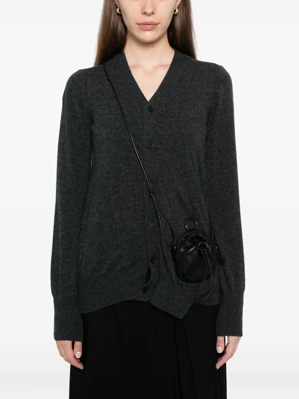 Y's Leather Mini Bag In Black